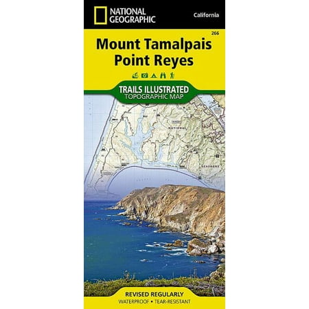 National Geographic Maps: Trails Illustrated: Mount Tamalpais, Point Reyes - Folded Map