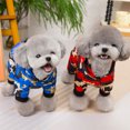 thumbnail image 5 of Dog Jumpsuit Winter Thickened 4-Legs Coat Jacket Pet Dog Clothes for Small Dogs Chihuahua Yorkshire Puppy Tracksuit Overalls XXL (Red,L), 5 of 6