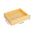 thumbnail image 2 of HEMOTON  Wooden Plate Practical Sushi Serving Dishes Decorative Tray Beige, 2 of 8