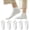 White, variant on 5 Pairs Women's Socks Short Cut Pure Cotton Thin Breathable Elastic Anti Odor Sweat Absorbing Casual Sports Socks For Summer Daily Sports Wear Outdoor White,One Size