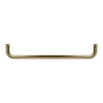 thumbnail image 2 of CRL SDTBS18BBRZ Brushed Bronze 18" Single-Sided Towel Bar for Glass, 2 of 4