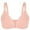 Pink, variant on Wiyuqeen Womens Closure Front Push-up Bras Casual Seamless T-shirt Bras Comfort Wireless Bralette Bras Solid Color Full Coverage Everyday Bras Adjustable Strap Posture Bras