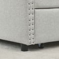 thumbnail image 6 of Momspeace Upholstered Daybed with Drawers, Modern Fabric Queen Size Daybed Frame Sofa Bed, No Box Spring Needed, Space Saving - Beige, 6 of 8