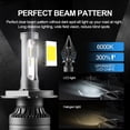 thumbnail image 2 of Bombilla De Faro Led P1 Lámpara antiniebla automática 60W 6000K LED Luz antiniebla 10000LM IP68 a prueba de agua (H4 / 9003 / HB2), 2 of 7