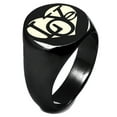 thumbnail image 1 of Sterling Silver Iconic Love Heart Engraved Round Flat Top Polished Ring, 1 of 1