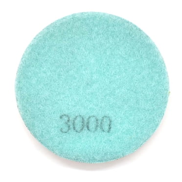 Specialty Diamond 33000FPAD Resin Dry/Wet Floor Pad, 3" 9mm Thick, 3000 Grit