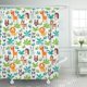 thumbnail image 1 of ABPHQTO Animal divertido con blanco hecho de Wild in Jungle Perfect Party Kindergarten Preescolar Juego de cortinas de ducha impermeables para baño 165x180 cm, 1 of 2