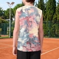 thumbnail image 4 of Ruyang 4th of July Tank Tops for Boys American Flag Graphic Sleeveless Sports Camisoles Summer Patriotic Active Tee Tops, 4 of 5