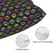 thumbnail image 3 of Fotbe Colorful Paw Funda de Almohada Decorativa Estilo Occidental, Lujo en Algodón, Fundas para Almohadas King, Cojín Estampado para Decoración del Hogar-16"x24", 3 of 6
