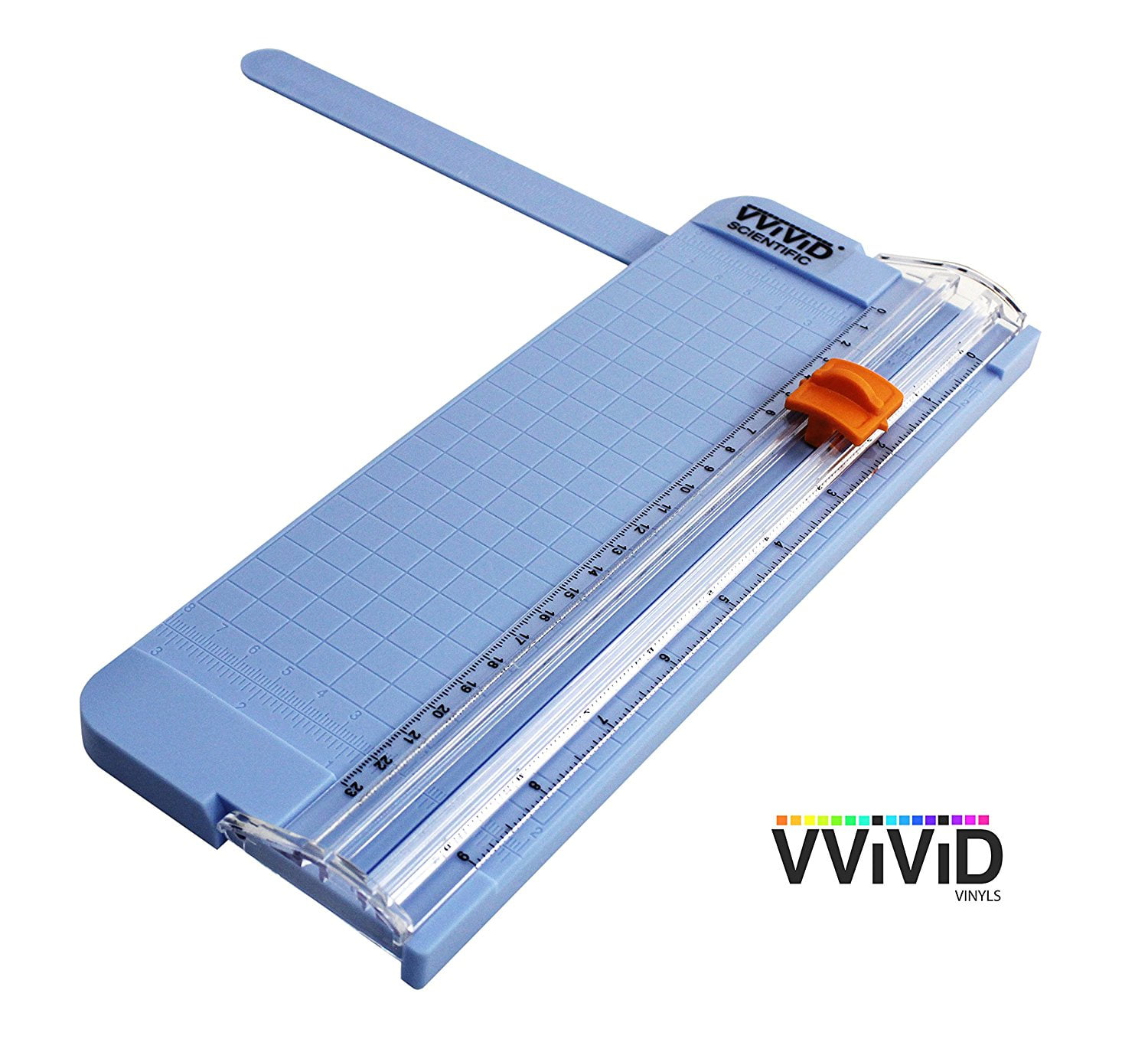 Portable Sliding Blade Style 9" Ruled Gridded Paper Trimmer VViViD