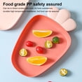 thumbnail image 3 of Trayknick Assiette à Fruits en Forme de Fraise Adorable Assiette Alimentaire en Plastique Colorée pour la Maison, 3 of 13