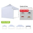 thumbnail image 3 of Pared lateral Canopy ABCCANOPY Instant de 10 x 10 pies, gris, impermeable, 3 of 7