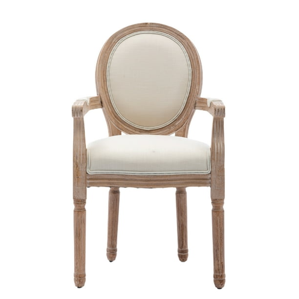 Frecoccialo Round Back Dining Armchair Upholstered Fabric Foam Padded Seat Chair Com Frecoccialo Round Back Dining Armchair, Round Back Armchair