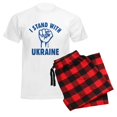 thumbnail image 6 of CafePress - I Stand With Ukraine Men's Light Pajamas - Men's Light Loose Fit Cotton Pajama Set, 6 of 7