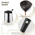 thumbnail image 6 of Turkish Coffee Pot, 20oz Milk Warmer Pot, Stainless Steel Butter Warmer, Chocolate and Butter Melting Pot for Home Cafe, 6 of 8