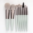 thumbnail image 2 of Juego de 8 brochas de maquillaje con bolsa de cuero, brocha portátil profesional para base, corrector, rubor y ojos (2 juegos), 2 of 5