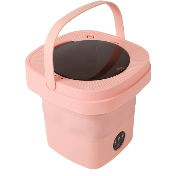 Mini Lavadora Plegable Portátil 8L Liviana Potente Máquina De Limpieza Esterilización Con Luz Azul Mini Lavadora Plegable Duradera Para Ropa Interior Toallas Ropa De Bebé ANGGREK Otros