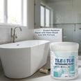 thumbnail image 3 of Premium Tile & Tub Refinishing Paint Kit, Quick-Dry Tub Paint Low Odor for Bathroom, Tub and Tile Refinishing Kit with Tools, Easy to Renew Your Bathroom (White, 300), 3 of 8