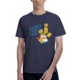 thumbnail image 1 of Happy Father's Day Men's Basic Short Sleeve T-Shirt Navy Blue X-Large, 1 of 5