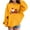 Yellow, variant on Lorytime Christmas Hoodies for Boys Unisex Santa Claus Sweatshirt Long Sleeve Pullover Drop Shoulder Cute Tops Black