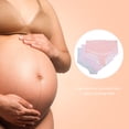 thumbnail image 2 of 3 unids algodón embarazadas mujeres cintura alta bragas de maternidad pantalones de vientre de verano, 2 of 6