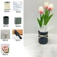 thumbnail image 2 of Flores de Tulipanes Artificiales Sunnimix en Maceta Rosa Claro 15x3 cm, 2 of 6