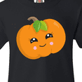 thumbnail image 4 of Inktastic Smiling Pumpkin, Halloween, Orange Pumpkin Youth T-Shirt, 4 of 5