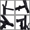 thumbnail image 4 of Printasaurus Multi-Fonction Barbell Rack Stand/Barbell Rack Paire de Support Réglable - Charge Maximale 550Lbs - Acier Robuste Squat Barbell Banc Libre Presse/domicile Gym Portable Haltère Racks Stands (D-Noir), 4 of 5
