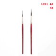 thumbnail image 1 of Squirrel Hair Long Needle-Sharp Liner Paint Brush Artist Fine Point Detail Rigger Brushes For Acrylic Oil Watercolor Painting He Qiyong unisex, 1 of 2