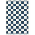 thumbnail image 2 of Aspen Brands RUG7B46 4 x 6 ft. English Checker Design Rug - Blue & White, 2 of 2
