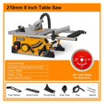 thumbnail image 2 of Table Saw 210mm 8 Inch Wood Cutting Saw Dust Free With Extension Portable Woodworking Machine, 2 of 5