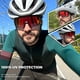 thumbnail image 2 of Gafas de ciclismo KAPVOE polarizadas con protección UV400 en color rojo, 2 of 6