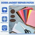 thumbnail image 3 of Uxcell Down Jacket Repair Patch, Nylon Down Jacket Patch Kit Self Adhesive Repair Tape for Coats Tent Dark Red/Purple/White/Dark Grey, 3 of 7