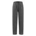 thumbnail image 4 of MKLEKYY Jeans pour Femmes Pantalon Décontracté Multicolore Grande Taille à Lacets Noir, 4 of 4