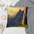 thumbnail image 2 of Chilfamy Mountain Range Rocks Grass Pillow Covers for Couch Sofa Indoor Outdoor Throw Pillow Cover 1PC 12x12in, 2 of 5