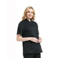 thumbnail image 3 of Toptie Women's Chef Coat With Black Mesh Short Sleeve Chef Jacket, 3 of 7