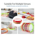 thumbnail image 3 of Food Preservation Tray Vacuum Seal Reusable Stackable Plastic BPA Free Food Storage Container For Refrigerator & Freezer, 3 of 12