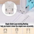 thumbnail image 3 of SHALL Staple Gun Heavy Duty, 3-in-1 Upholstery Staple Gun Kit with 3000 Staples, Staple Remover, Manual Brad Nailer with Specific Staples Outlet Position Indicator Blue, 3 of 6