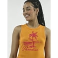 thumbnail image 4 of No Boundaries Side Cinch Graphic Tank Top, Women's, 4 of 5