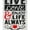 Live Love & Enjoy, variant on A Smile Costs Nothing But Gives So Much Rustic Metal Sign Home Decor Red & Black - 12" x 8"