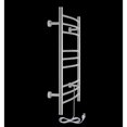 thumbnail image 2 of WarmlyYours TW-R09BS-HP Riviera Towel Warmer, Brushed, Dual Connection, 9 Bars, 2 of 2