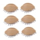 thumbnail image 4 of Párpados postizos con pestañas, 3 pares de párpados de silicona con cabeza de maniquí con pestañas, injerto de pestañas, párpados de apariencia llamativa, 4 of 12