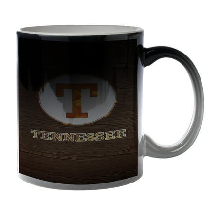 

KuzmarK Black Heat Morph Color Changing Coffee Cup Mug 11 Ounce - Tennessee Wood