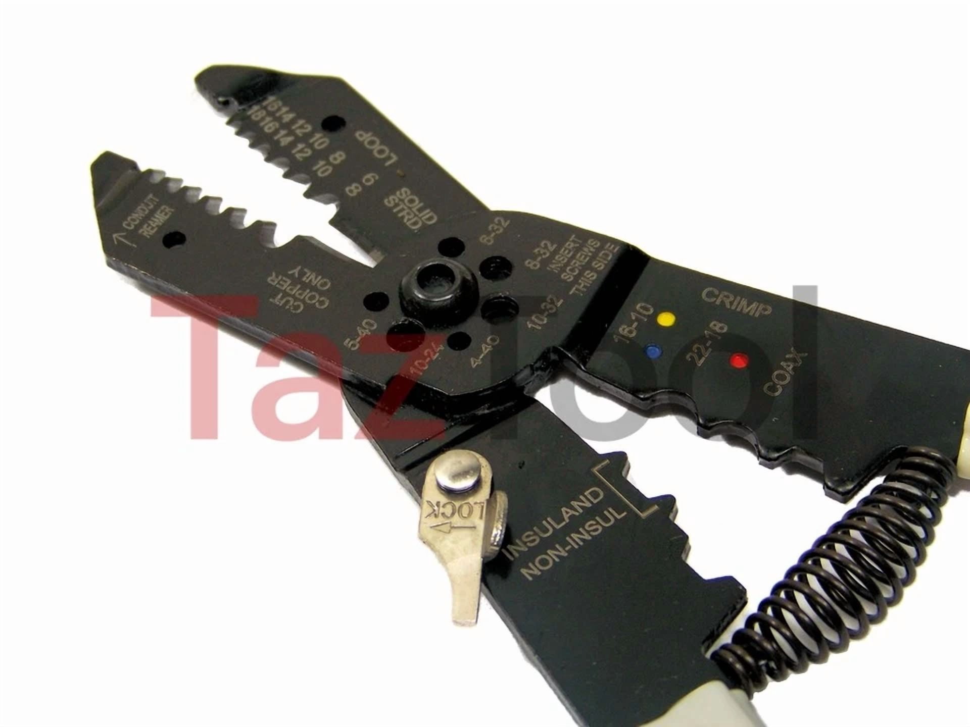 BUTTERFLY- 9" Wire Stripper Pro Crimping Tool Cooper Cutter 6 To 18 Awg Multipurpose Tool