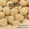 thumbnail image 3 of 150 Pcs Pom Poms, 1 Inch Dark Pink Craft Pom Poms, Fuzzy Pompom Puff Balls, Small Pom Pom Balls for DIY Arts, Crafts Projects, Home Decorations, 3 of 8