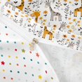 thumbnail image 4 of Castle Fairy Cute White Floral Giraffe Duvet Cover Queen,Cartoon Wildflower Animal Queen Bedding,Orange Gray,Reversible,3-Piece,No Comforter,1 Duvet Cover and 2 Pillowcases, 4 of 6
