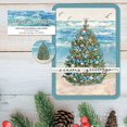 thumbnail image 5 of Set de 18 tarjetas de felicitación con forma de árbol de playa actual, tamaño grande, 13 x 18 cm, 5 of 5