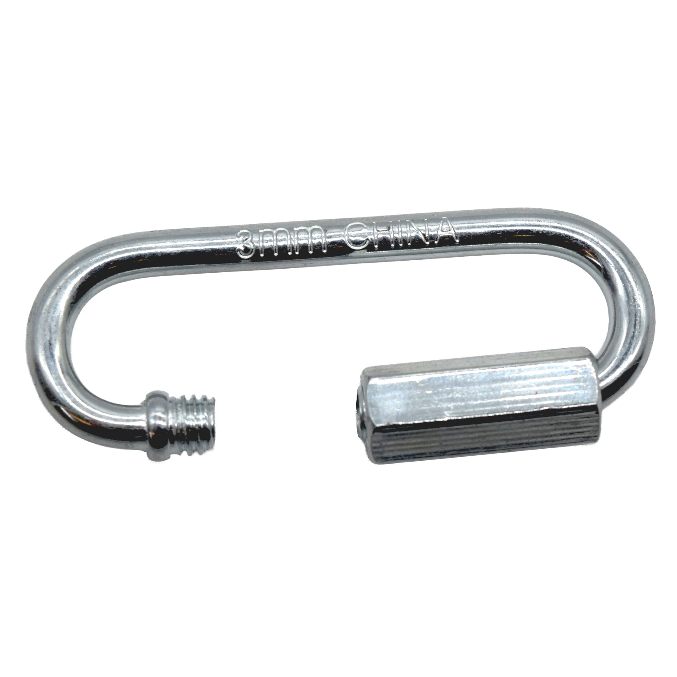 1/8" Wide Jaw Quick Links, 2 Pack, Zinc, Peerless Chain Company, #4721538