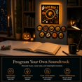 thumbnail image 3 of Halloween Music Box NFC Player with LED Light, 9 Discs Fridge Magnet with Acrylic Artwork for Spooky Holiday Gift, 3 of 10