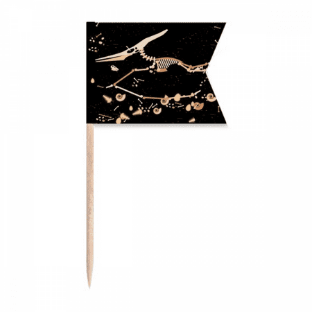 Bone Miniature Dinosaur Bones Toothpick Flags Labeling Marking for Party Cake Food Cheeseplate